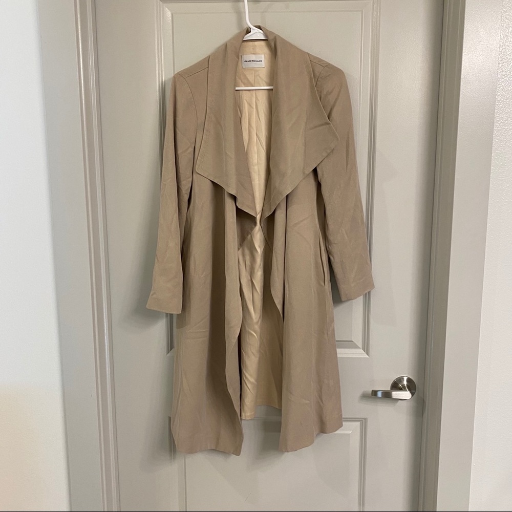 Club Monaco Tan Trench Coat